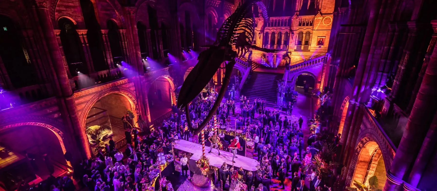 Evening event at the Natural History Museum in London