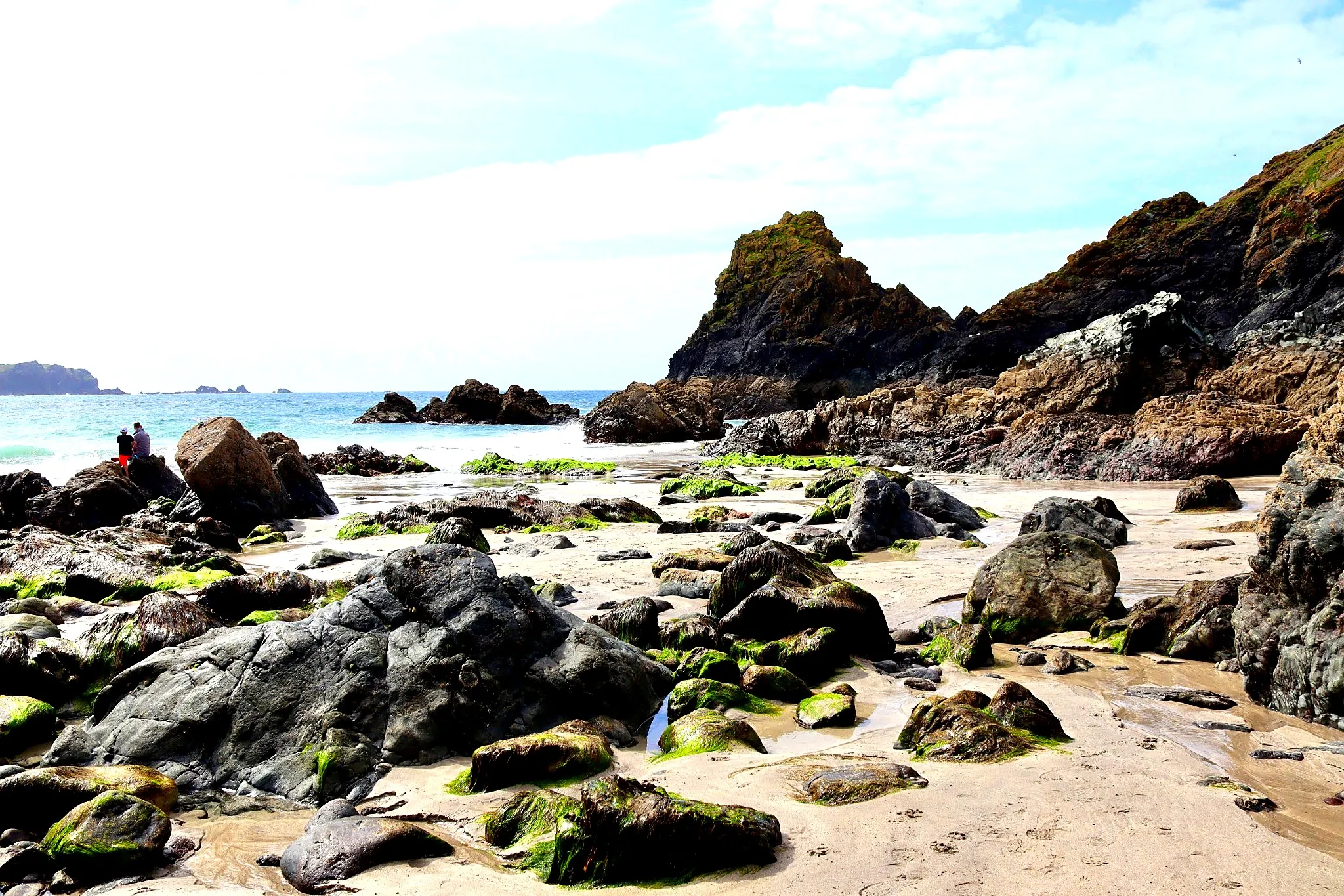 Rugged British coastline